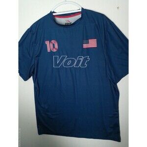 USA Soccer Jersey Blue Large VOIT Number 10